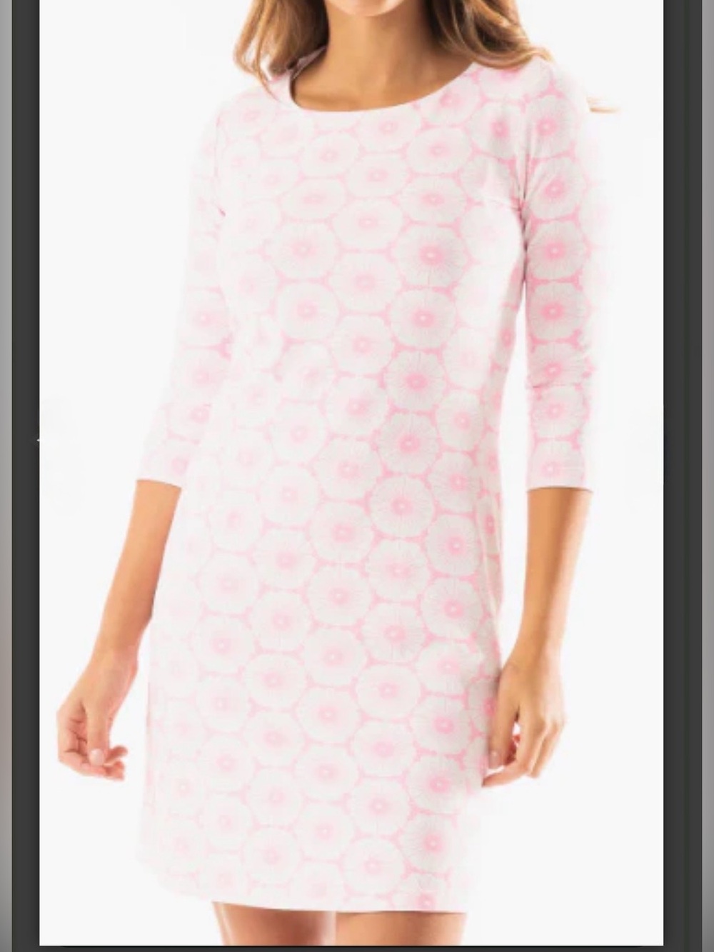 Mahi Gold Bimini Shift Dress Swim Coverup Pink Chatham Lace Size XL Beach Preppy